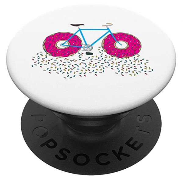 Funny Donut Wheels Bicycle PopSockets Swappable PopGrip
