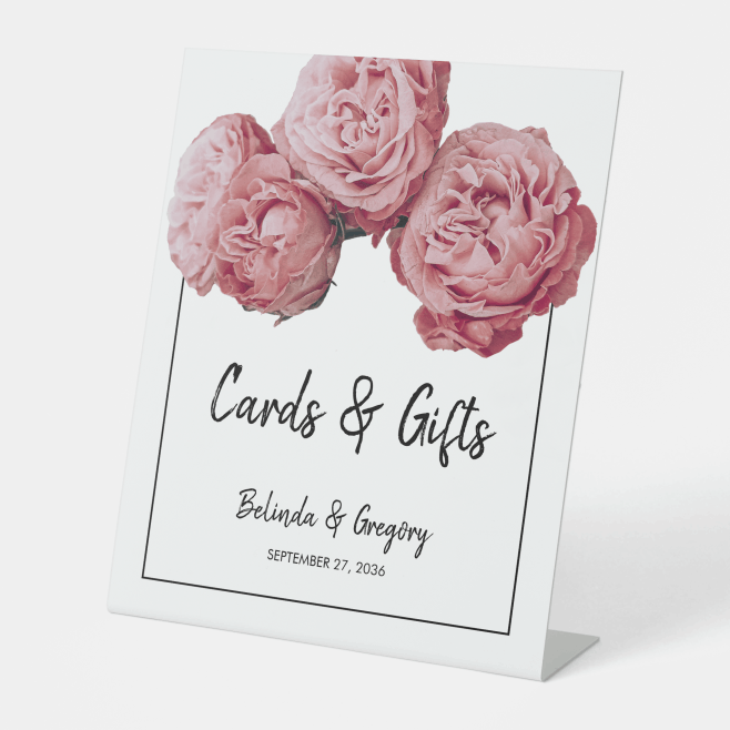 Pink Rose Flowers Wedding Invitations & Stationery